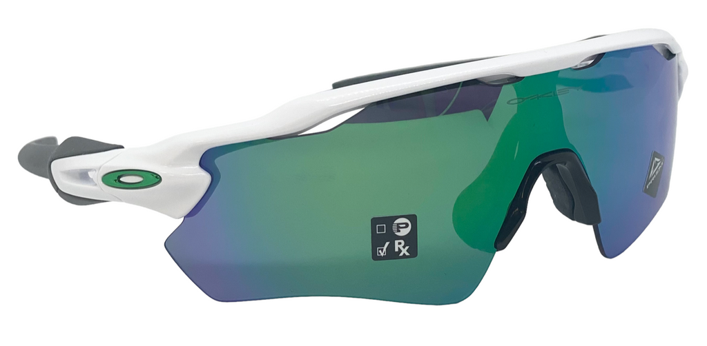 Oakley Radar EV Path Sunglasses - Polished White Frame / Prizm Jade Lens - OO9208-7138