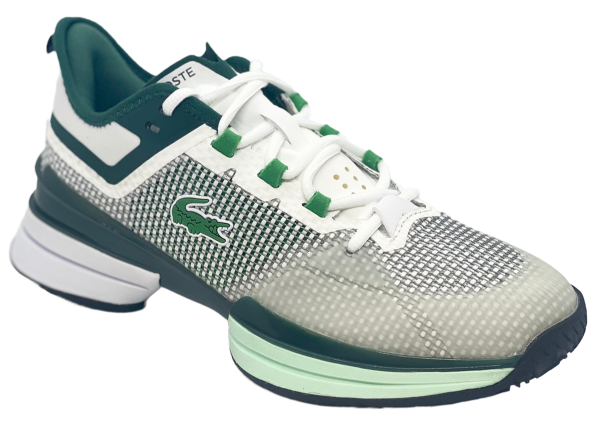 Lacoste Mens AG-LT 21 Ultra Tennis Shoes - White / Green - 7 