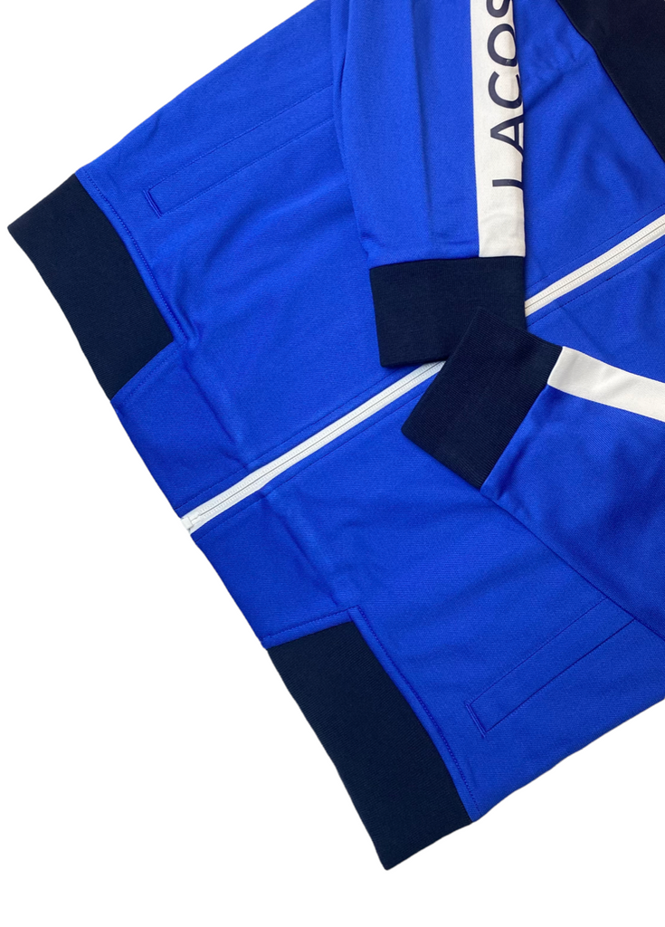 Lacoste Mens Colorblock Pique Zip Sweatshirt - Multiple Sizes - [SH4836-51-YAV]