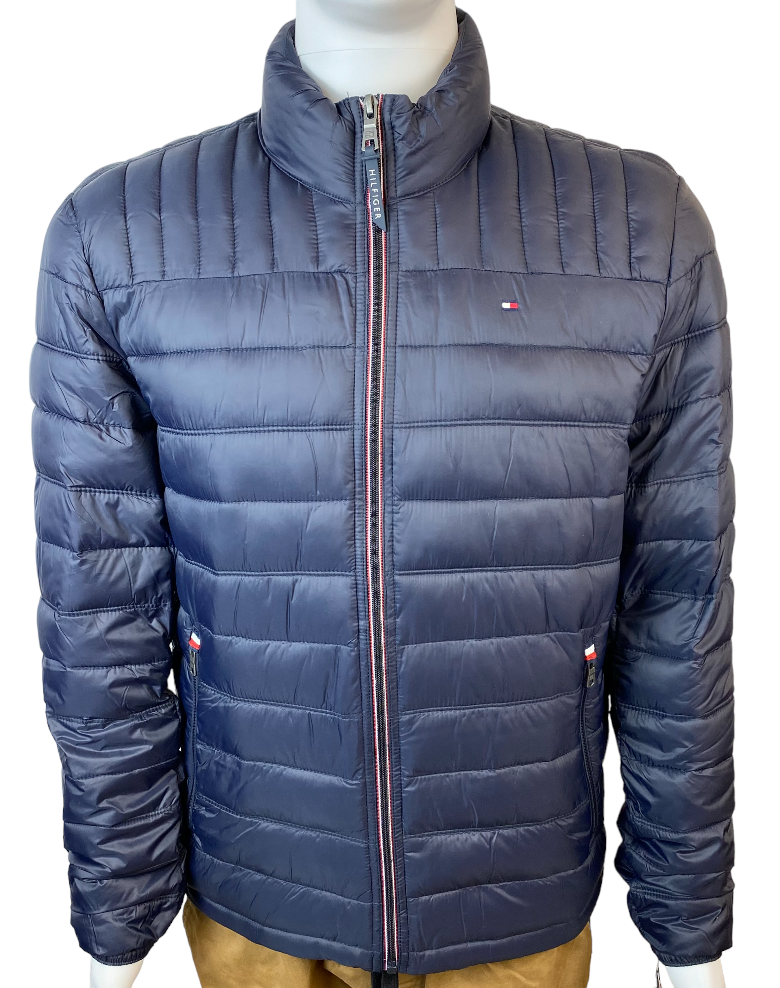 Tommy Hilfiger Mens Quilted Nylon Packable Winter Jacket 150AN796