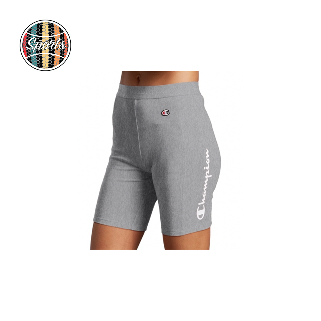 Champion grey hot sale biker shorts