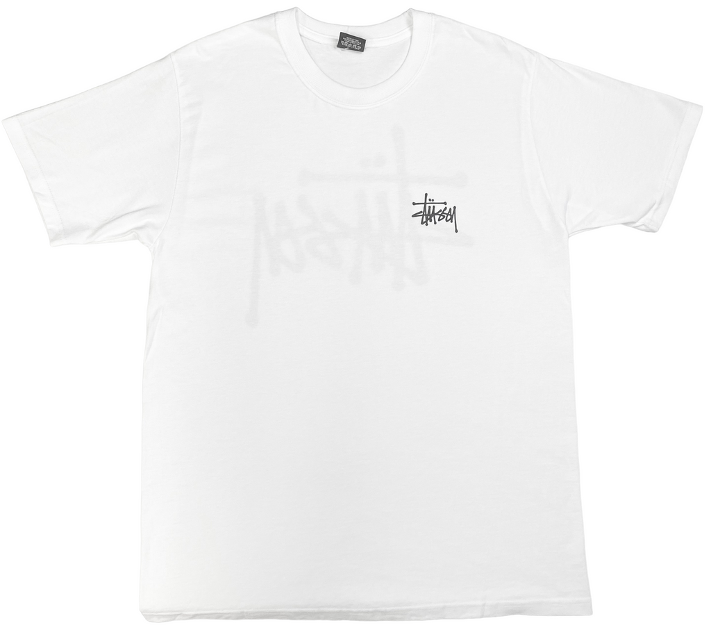 Stussy Mens Basic T-Shirt - Black / White - [1904649]