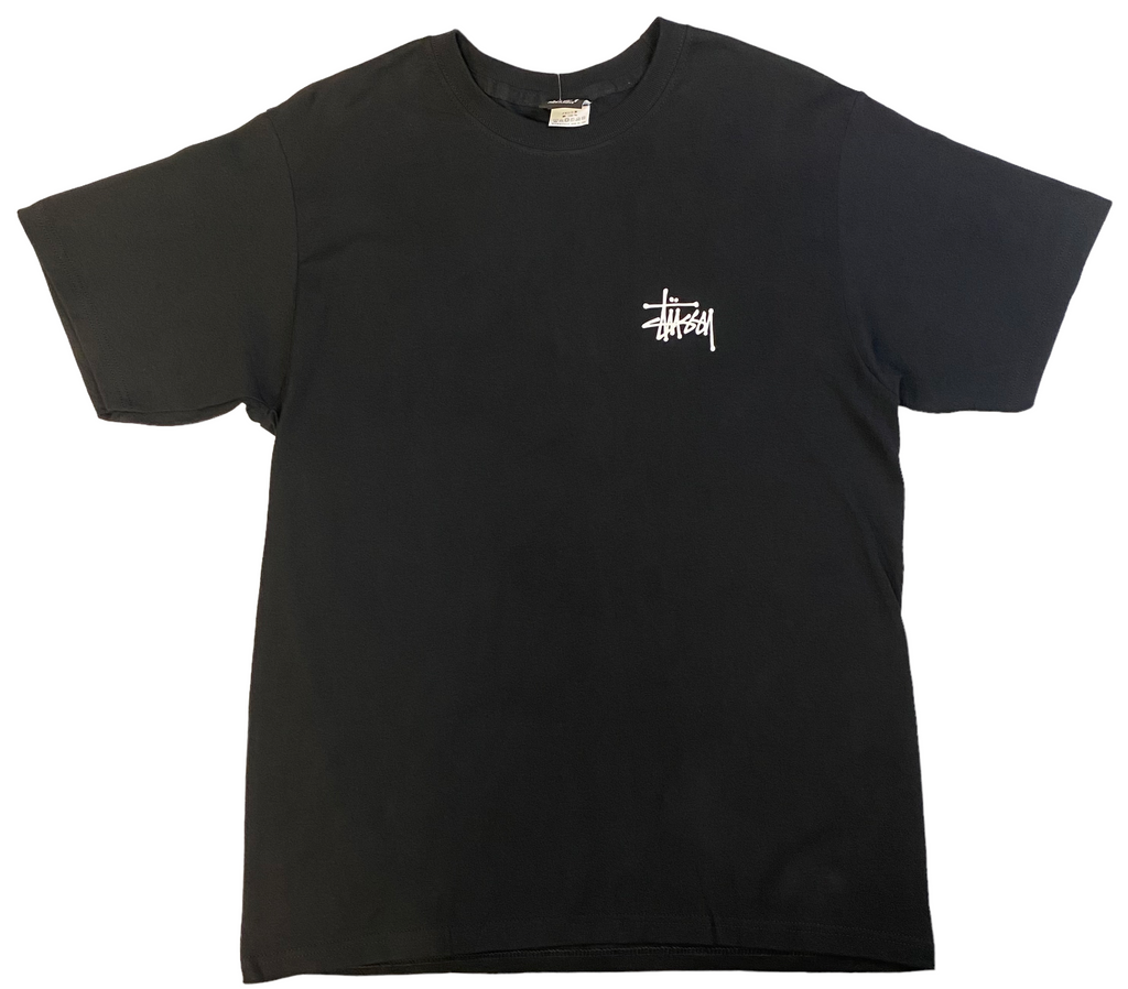 Stussy Mens Basic T-Shirt - Black / White - [1904649]