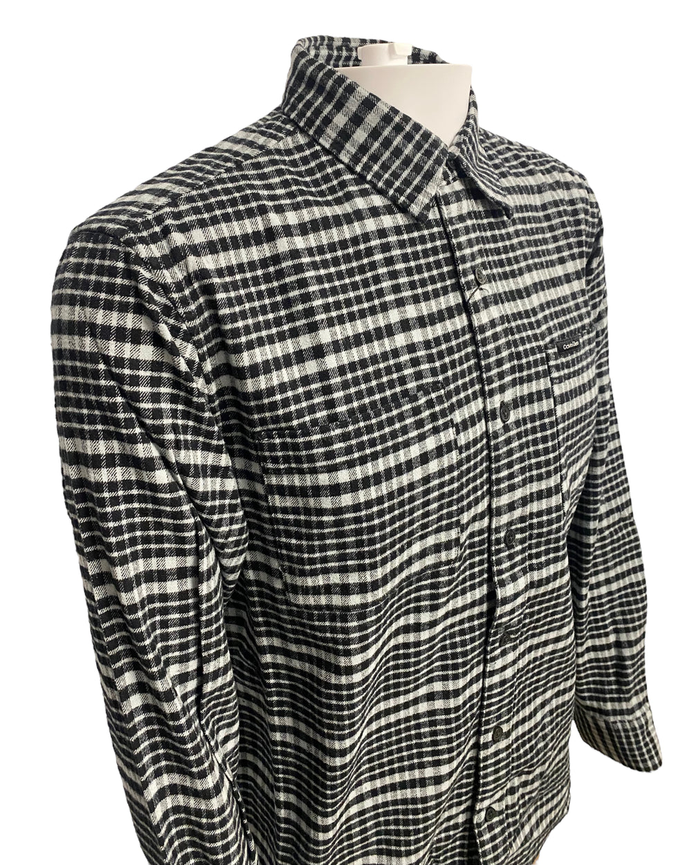 Calvin Klein Mens Casual Flannel Shirt - [40KC901]