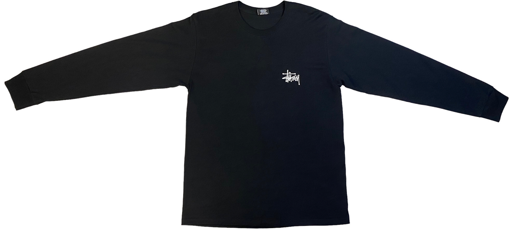 Stussy Mens Basic Long Sleeve T-Shirt - Black / White / Navy / Brick - [1994759]