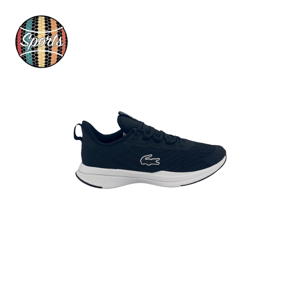 Lacoste Mens Run Spin Shoes - Black / White - 7-41SMA0091312