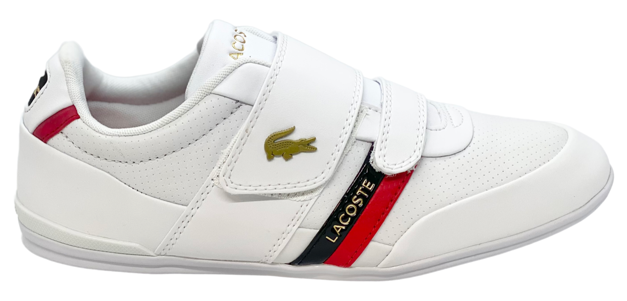 Lacoste on sale strap shoes