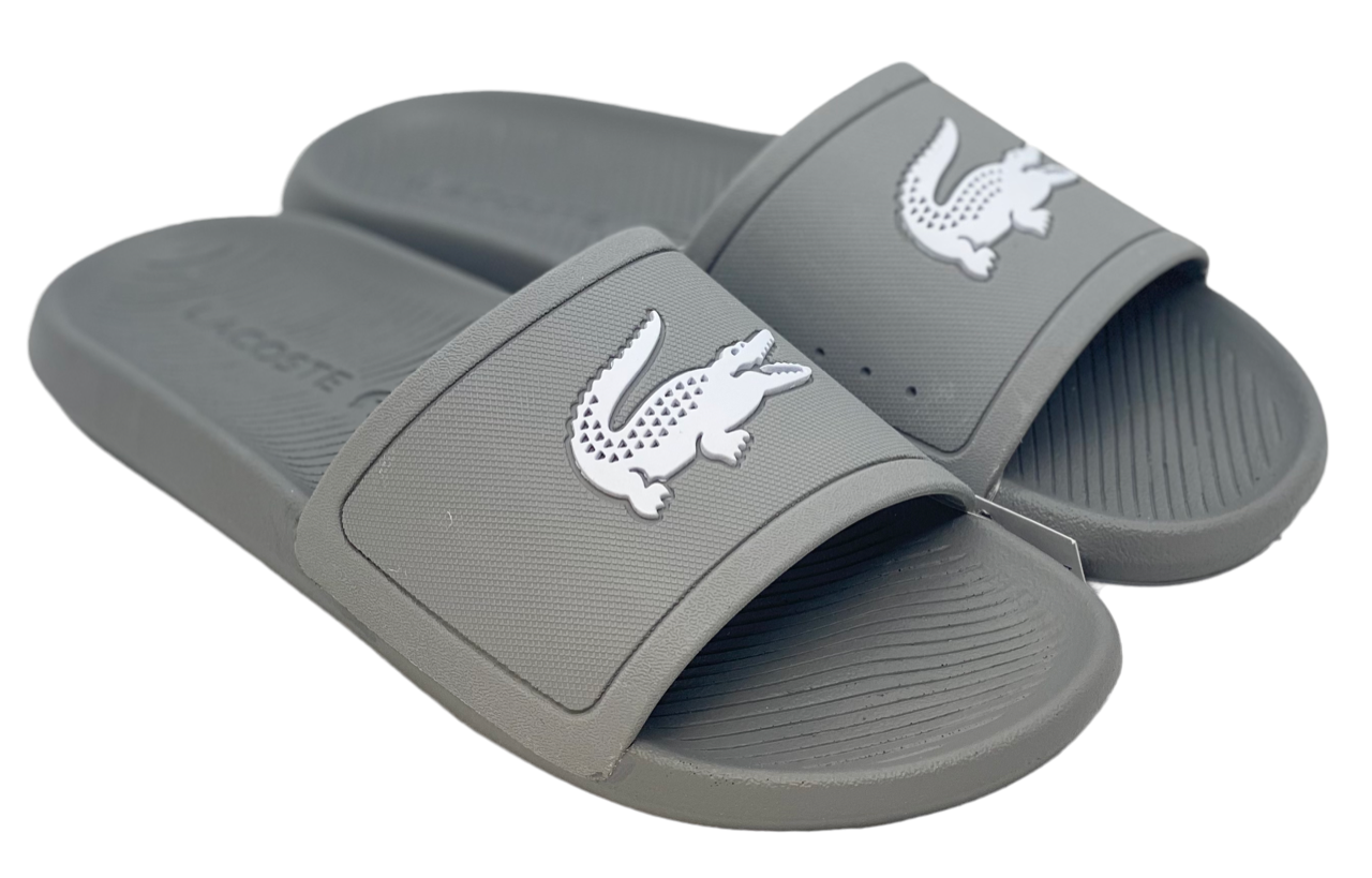 Lacoste online rubber slides