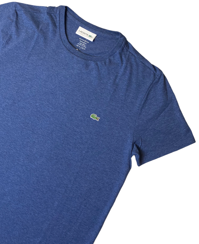 Lacoste Mens Crew Neck Pima Cotton Jersey T-Shirt - Multiple Sizes - [TH6709-51]