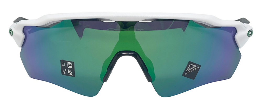 Oakley Radar EV Path Sunglasses - Polished White Frame / Prizm Jade Lens - OO9208-7138