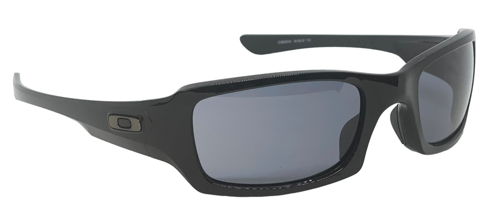 Oakley Fives Squared Sunglasses - Polished Black Frame / Grey Lens - OO9238-04