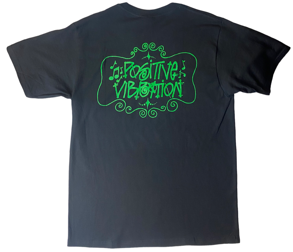 Stussy Mens Positive Vibration T-Shirt - Black / Navy - [1904711]