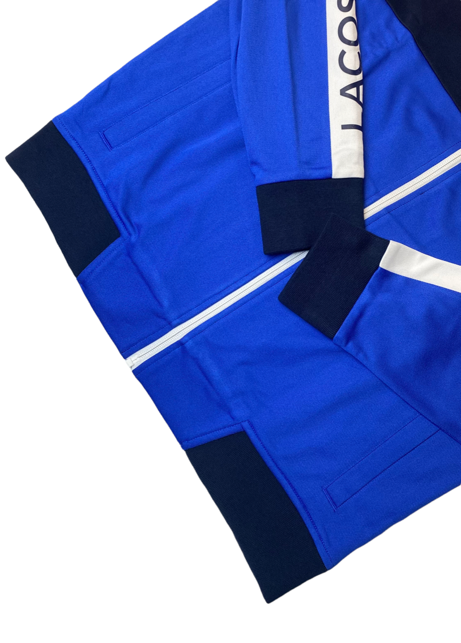 Lacoste Mens Colorblock Pique Zip Sweatshirt - Multiple Sizes - [SH4836-51-YAV]