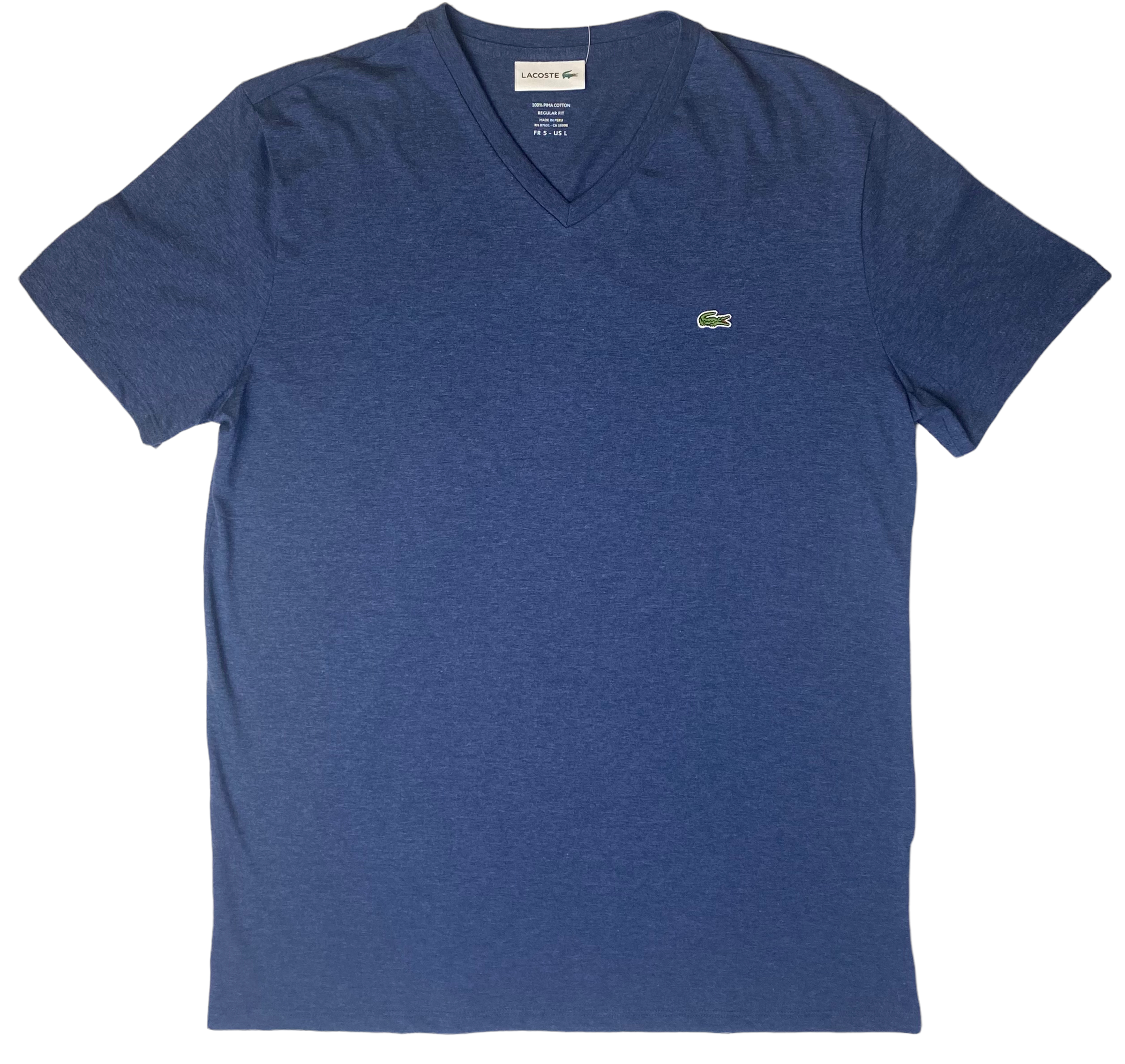 T shirt top col v lacoste