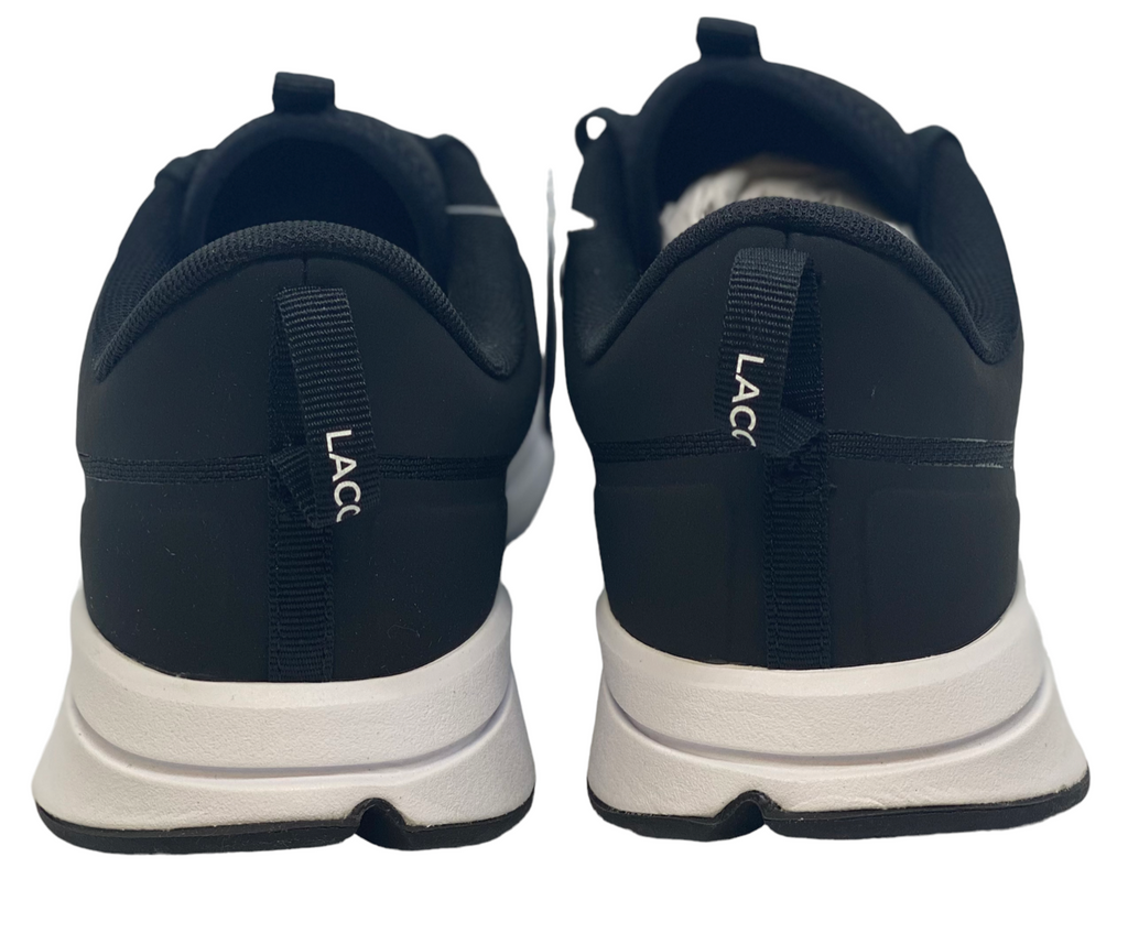 Lacoste Mens Run Spin Shoes - Black / White - 7-41SMA0091312