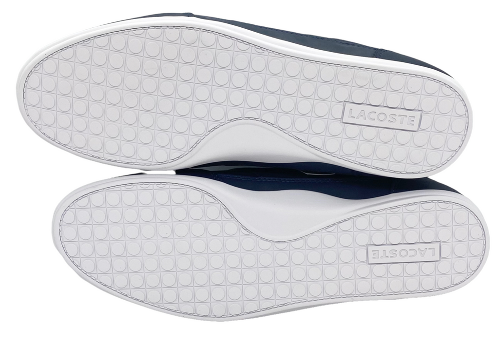 Lacoste Mens Chaymon Nappa Leather Shoes - Navy / White - 7-37CMA0094092