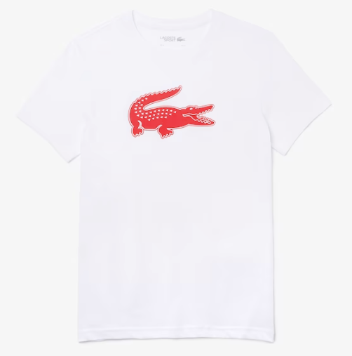 Lacoste Mens Sport 3D Crocodile T-Shirt - TH2042-51