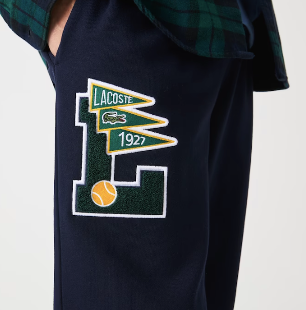 Mens lacoste fleece clearance tracksuit