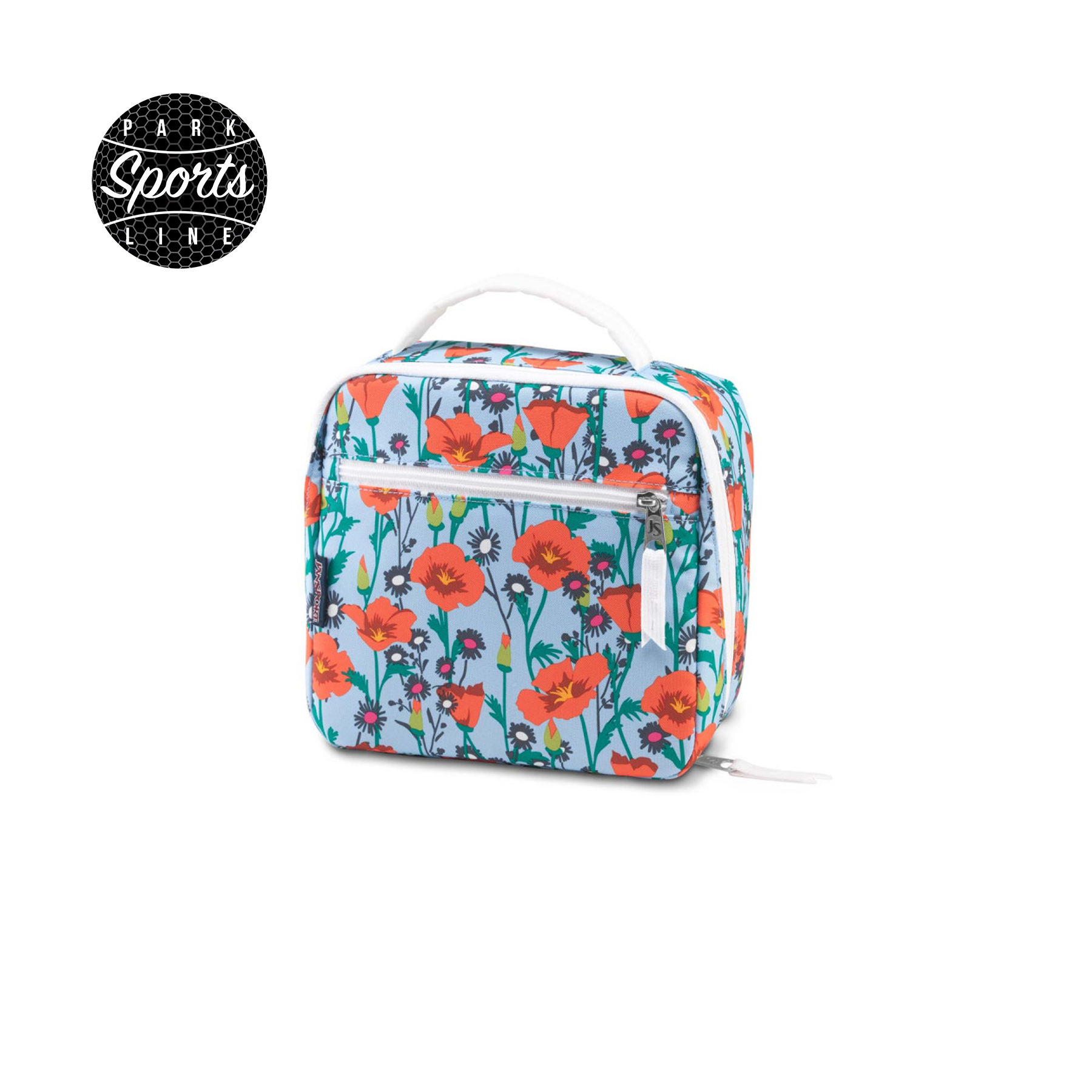 jansport floral lunch box Break 100% Recycled Polyester 600 Denier Floral Print Insulated Lunch Bag